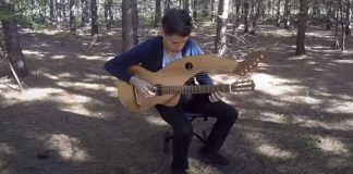18 string harp sound of silence