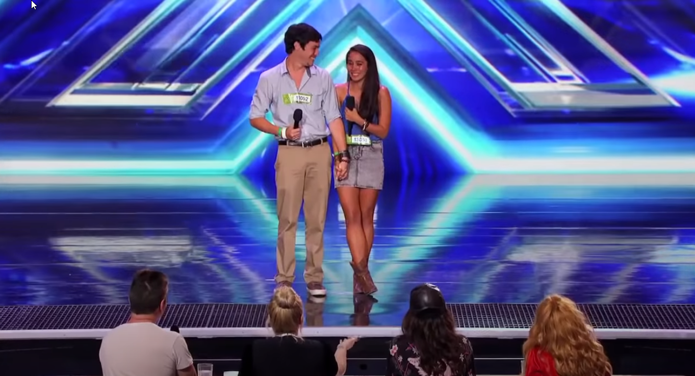 Alex and Sierra on the X Factor