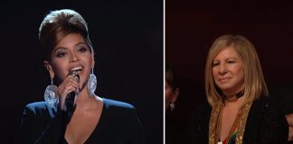 Beyonce sings "The Way We Were" to Barbra Streisand at the Kennedy Center Honors