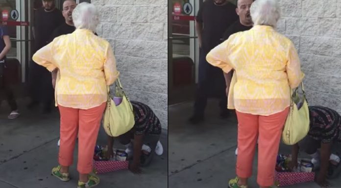 Elderly White Lady Bullies Black Girl Selling Candy, But Then This Man Did Something Incredible