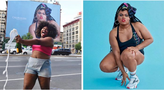 Calvin Klein billboard Jari Jones