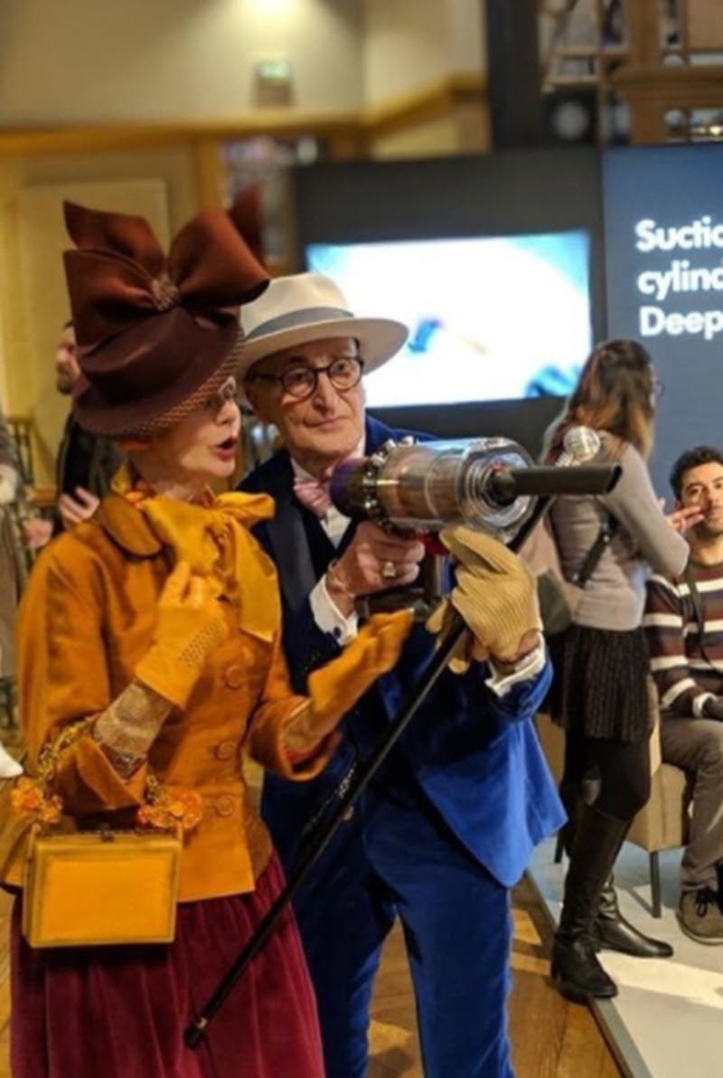 Britt Kanja and Günther Krabbenhöft stylish senior citizens Berlin Germany