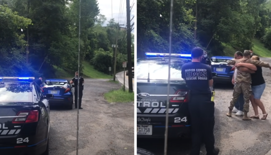 Cops Pull Parents over While Military Son Who Just Returned Home Waits to Surprise Them