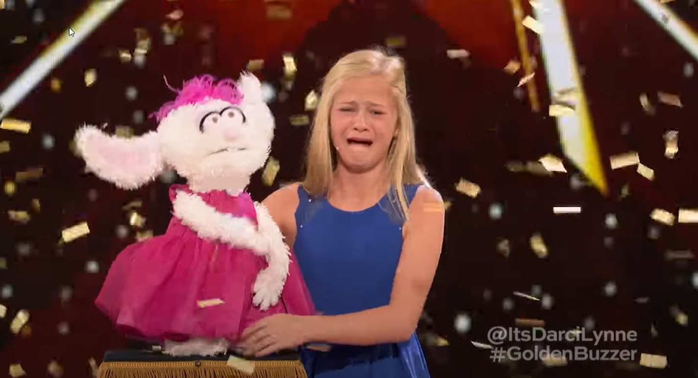 Darci Lynne's Golden Buzzer Moment