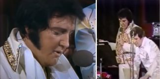 Elvis Presley singing Unchained Melody