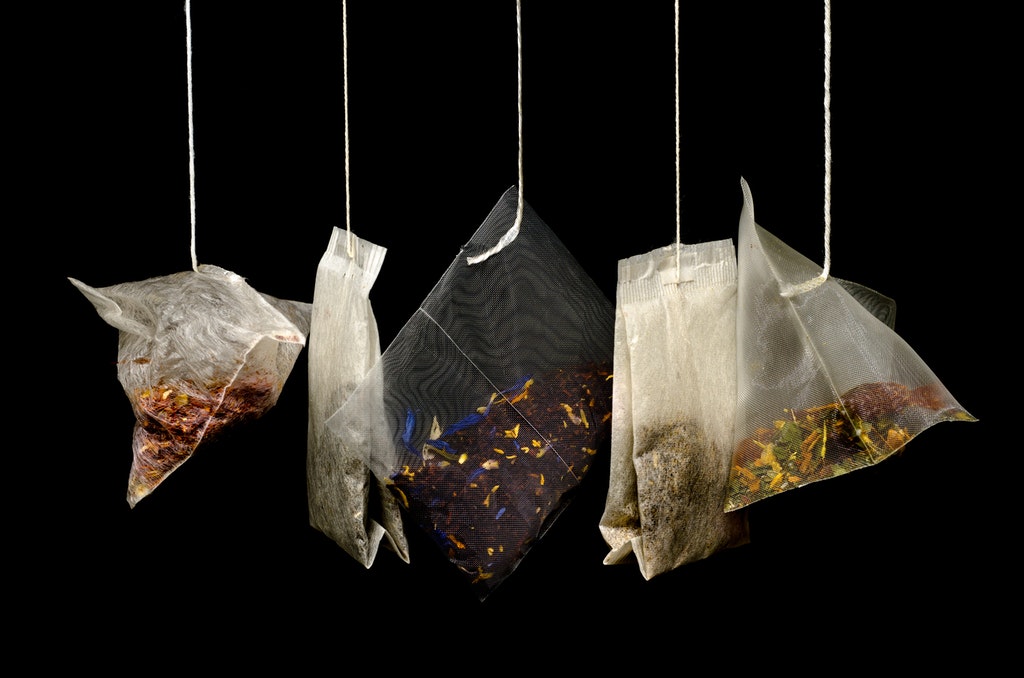 Drink tea when sick, tea bags