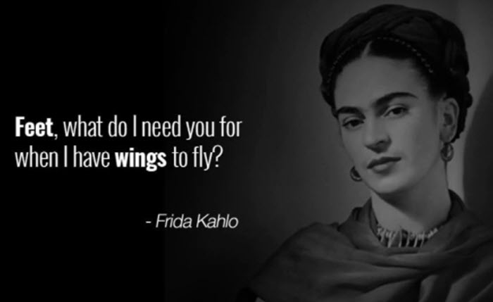 Frida Kahlo Quotes wings to fly