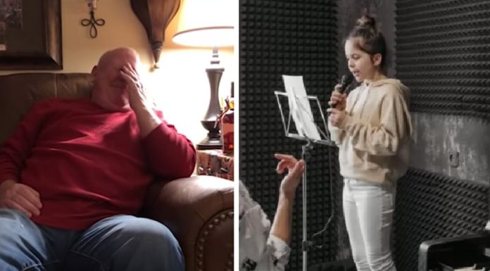 Mike Brooks grandfather song about Vietnam veteran granddaughter singing