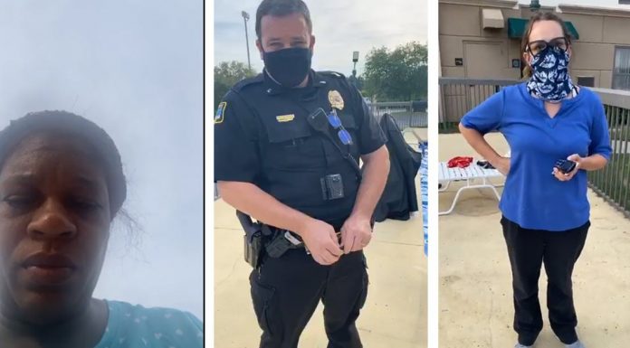 Hampton inn guest, employee, and police officer