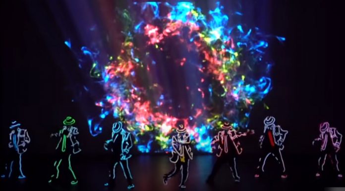 Melody of light dancers Michael Jackson routine