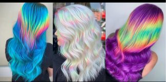 holographic hair 2020 hair trends