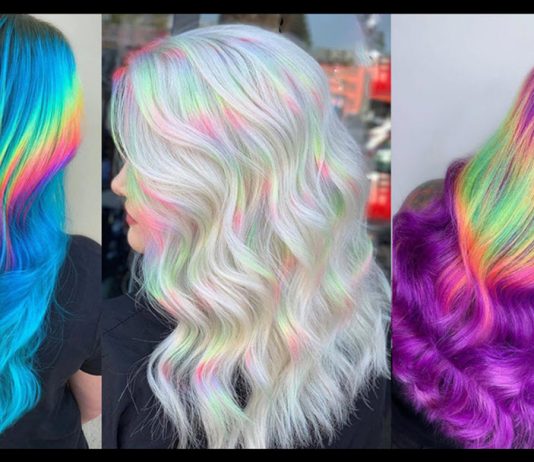 holographic hair 2020 hair trends