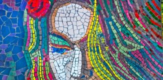 How does color make you feel tile mosaic