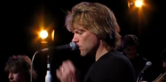 Jon Bon Jovi singing Leonard Cohen's Hallelujah