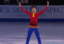 10-year-old Nathan Chen figure skating