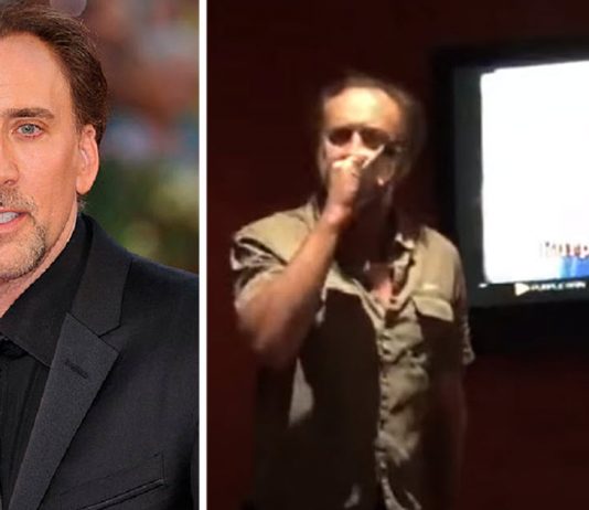 Nicolas Cage Ruins Prince Purple Rain at Karaoke bar