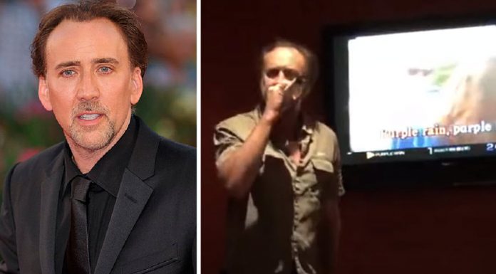 Nicolas Cage Ruins Prince Purple Rain at Karaoke bar
