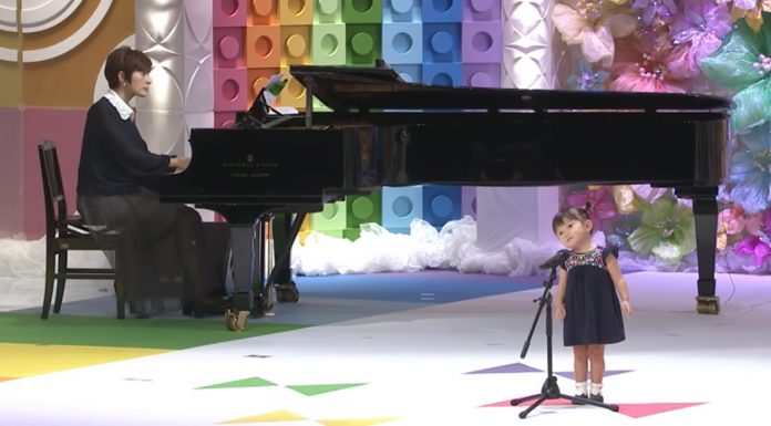 Nonaka Murakata singing The Police Dog in Contest in Japan