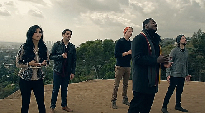 pentatonix-little-drummer-boy-outside-mountains-video-featured-image