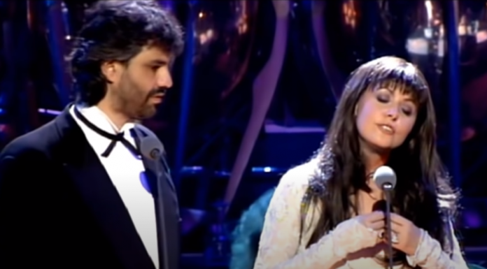 Andrea Bocelli Sarah Brightman Time to Say Goodbye first performance
