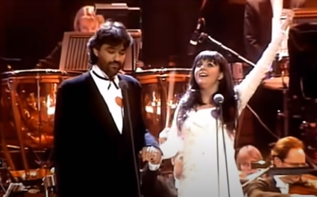 Andrea Bocelli Sarah Brightman Time to Say Goodbye first performance