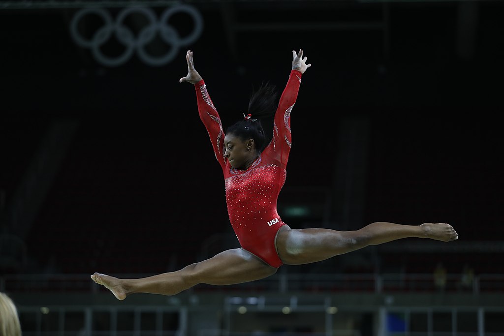 Simone Biles triple double jump