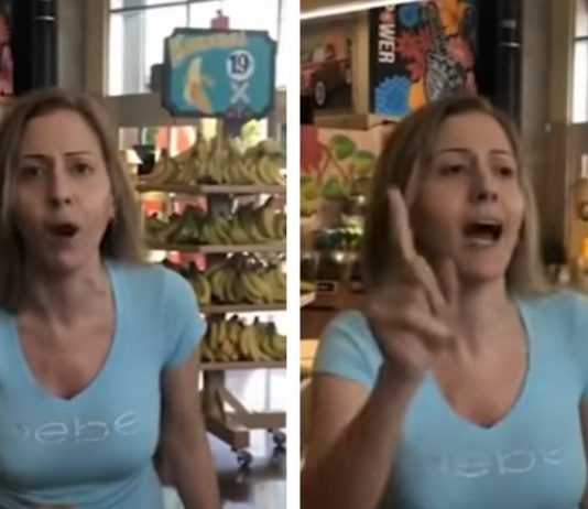Trader Joes Karen screaming