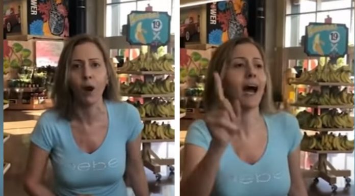 Trader Joes Karen screaming