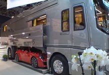 Volkner Performance Caravan Salon Luxury TV camping tiny home motor home