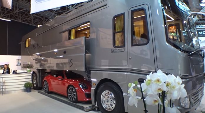 Volkner Performance Caravan Salon Luxury TV camping tiny home motor home